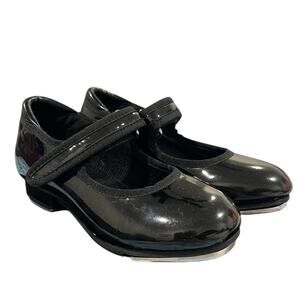 Black Patent Tap Shoes Girls Size 9 M New in box